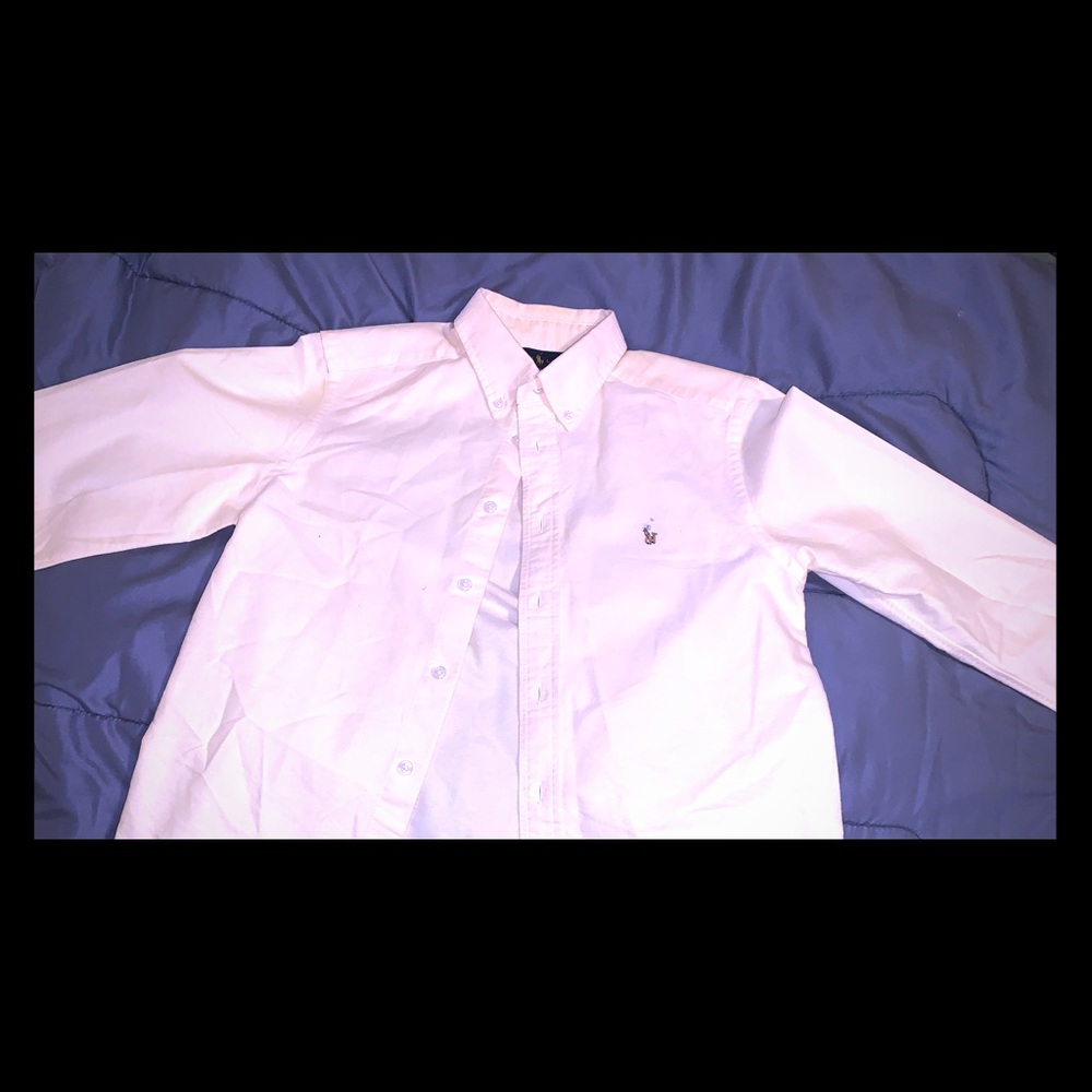 Grade school boys button down shirt